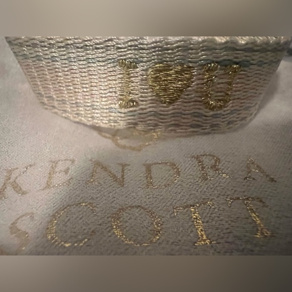 Kendra Scott Love Woven 14K Plated Friendship Bracelet - Picture 3 of 5